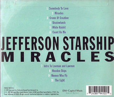 Jefferson Starship : Miracles (CD)