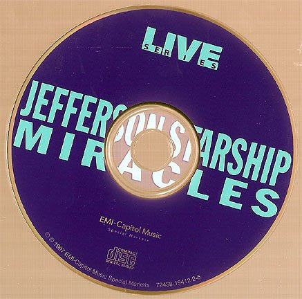Jefferson Starship : Miracles (CD)