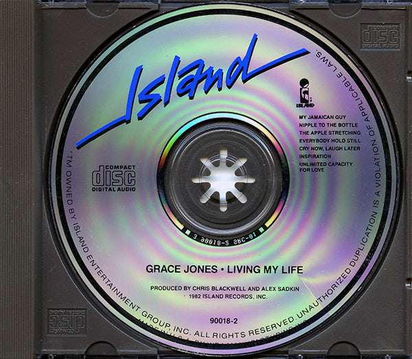 Grace Jones : Living My Life (CD, Album, RE)
