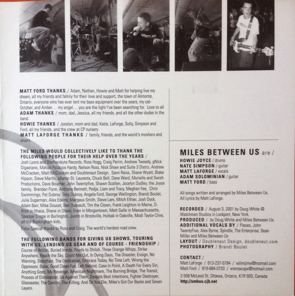 Miles Between Us : Miles Between Us (7")