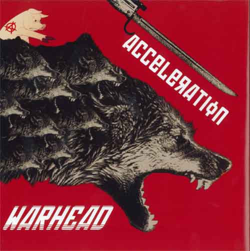 Warhead (7) : Acceleration / This World Of Confusion (7", Single, Ltd, Red)