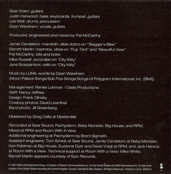 Luna (5) : Pup Tent (CD, Album)