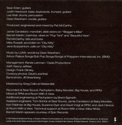 Luna (5) : Pup Tent (CD, Album)