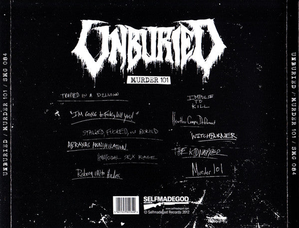 Unburied : Murder 101 (CD, Album)