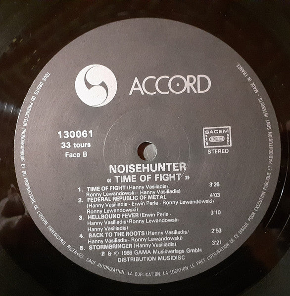 Noisehunter : Time To Fight (LP, Album)