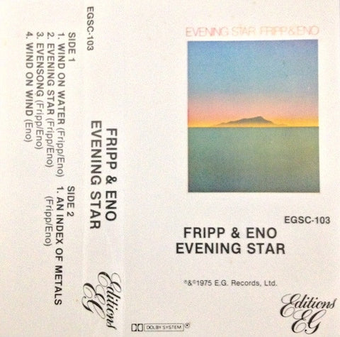 Fripp & Eno : Evening Star (Cass, Album)