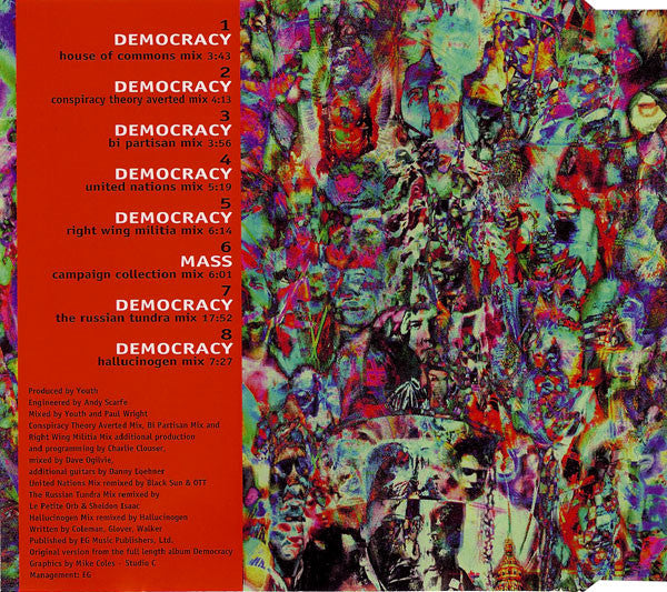 Killing Joke : Democracy (CD, Single)