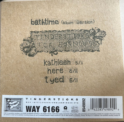 Tindersticks : Bathtime (CD, Single, CD2)