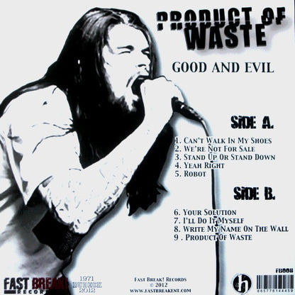 Product Of Waste : Good And Evil (7", Gre)