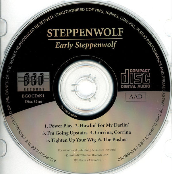 Steppenwolf : Early Steppenwolf / For Ladies Only (2xCD, Comp, RM)