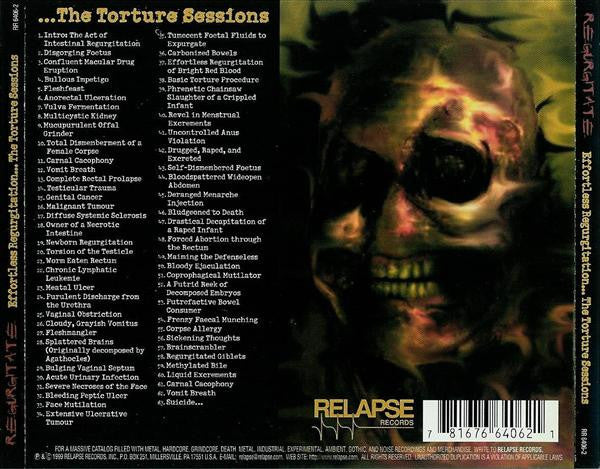 Regurgitate : Effortless Regurgitation... The Torture Sessions (CD, Comp, RE)