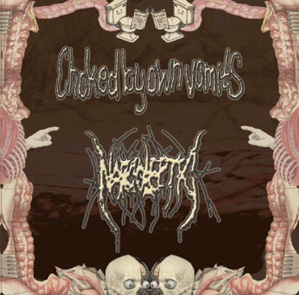Choked By Own Vomits - Narcoleptic (2) : Shit Is Coming Back To Life ... - Chci Pít Tvou Krev (CD)