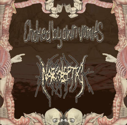 Choked By Own Vomits - Narcoleptic (2) : Shit Is Coming Back To Life ... - Chci Pít Tvou Krev (CD)