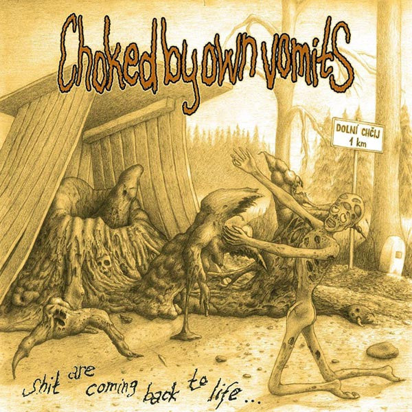 Choked By Own Vomits - Narcoleptic (2) : Shit Is Coming Back To Life ... - Chci Pít Tvou Krev (CD)