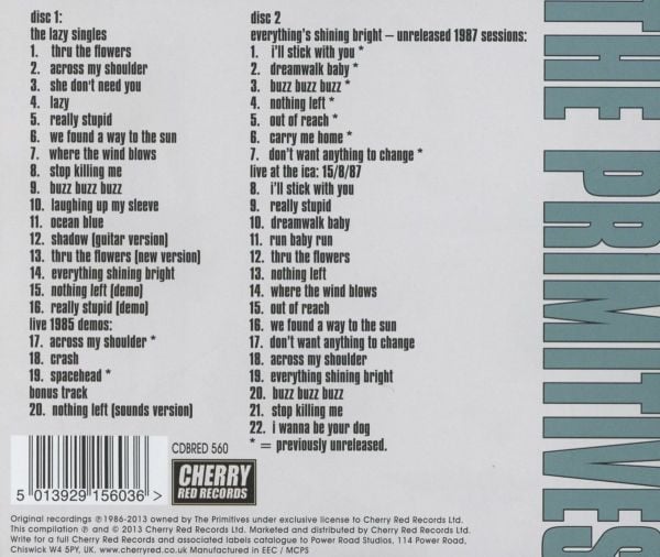 The Primitives : Everything's Shining Bright (The Lazy Recordings 1985 - 1987) (2xCD, Comp)