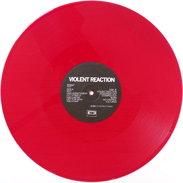 Violent Reaction : City Streets (LP, Album, Red)