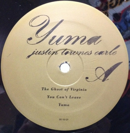 Justin Townes Earle : Yuma (10", EP, RSD, Ltd, RE)