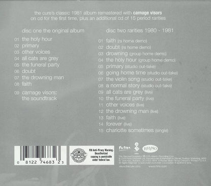 The Cure : Faith (CD, Album, RE + CD, Comp + Dlx, RM, Dig)