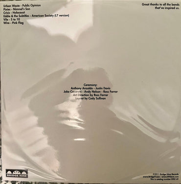 Ceremony (4) : 6 Cover Songs (12", S/Sided, EP, Red)