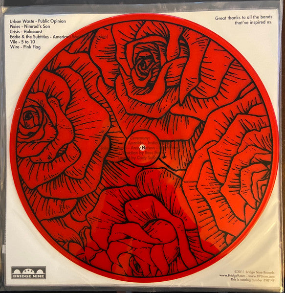 Ceremony (4) : 6 Cover Songs (12", S/Sided, EP, Red)