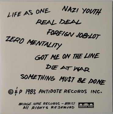 Antidote (10) : Thou Shalt Not Kill (7", RE, RP, Cle)