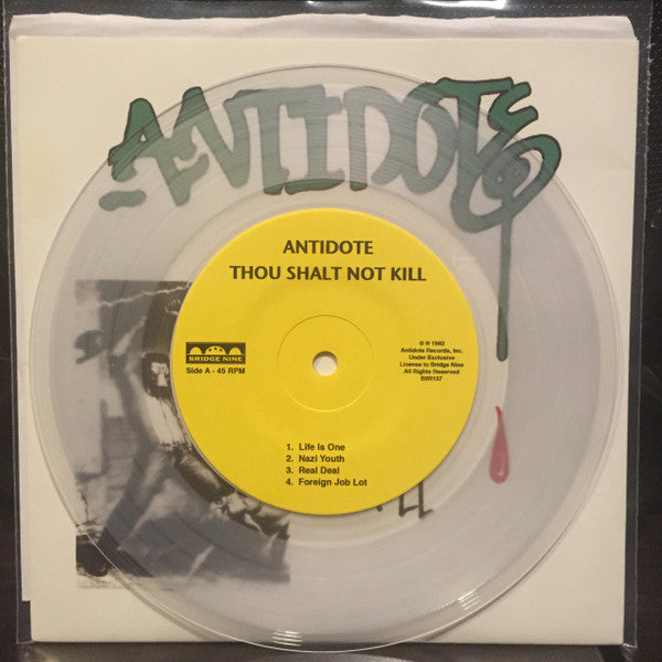 Antidote (10) : Thou Shalt Not Kill (7", RE, RP, Cle)
