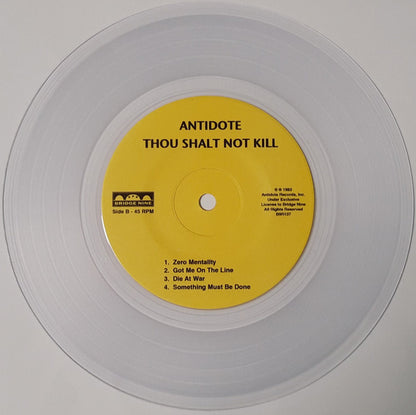 Antidote (10) : Thou Shalt Not Kill (7", RE, RP, Cle)