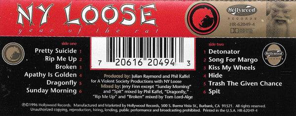 NY Loose : Year Of The Rat (Cass, Album)