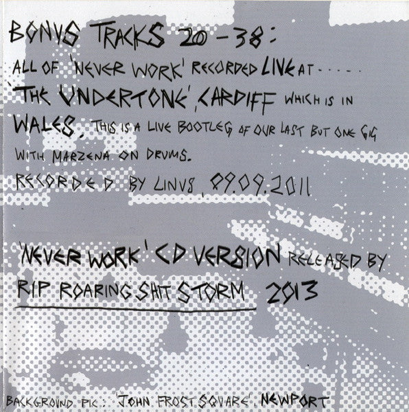 Atomçk : Never Work (CD, Album, Ltd)
