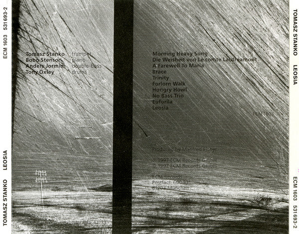 Tomasz Stanko* : Leosia (CD, Album, RP)