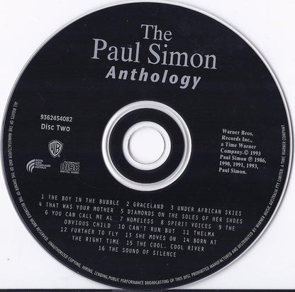 Paul Simon : The Paul Simon Anthology (2xCD, Comp, RP)
