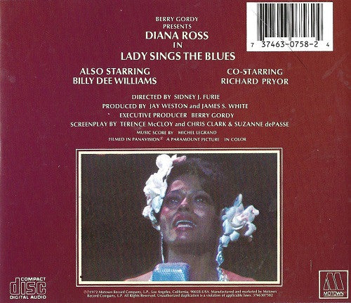 Diana Ross : Lady Sings The Blues (Original Motion Picture Soundtrack) (CD, Album, RE)