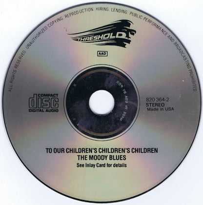 The Moody Blues : To Our Children's Children's Children (CD, Album, RE)