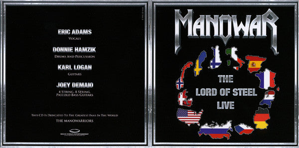 Manowar : The Lord Of Steel Live (CD, EP)
