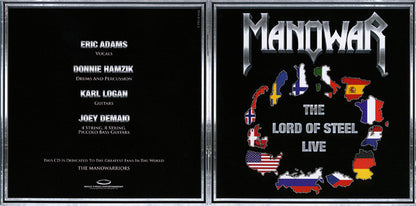 Manowar : The Lord Of Steel Live (CD, EP)