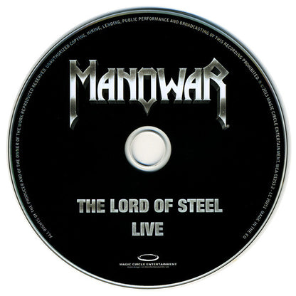 Manowar : The Lord Of Steel Live (CD, EP)