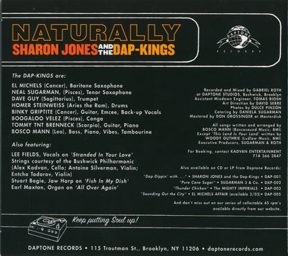 Sharon Jones And The Dap-Kings* : Naturally (CD, Album)