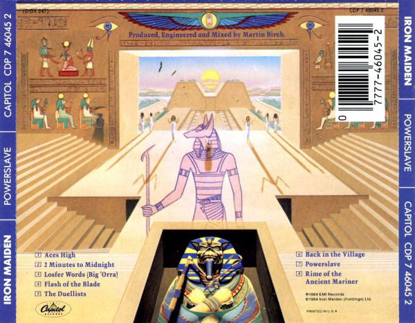 Iron Maiden : Powerslave (CD, Album, RE, SRC)