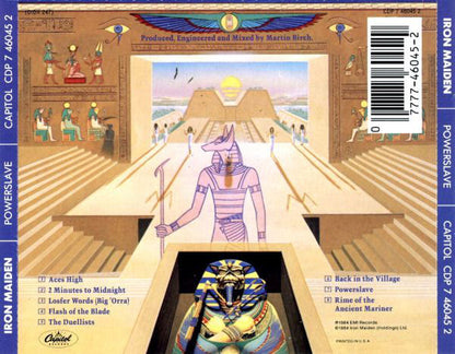 Iron Maiden : Powerslave (CD, Album, RE, SRC)