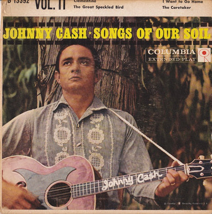 Johnny Cash : Songs Of Our Soil  Vol. II (7", EP)