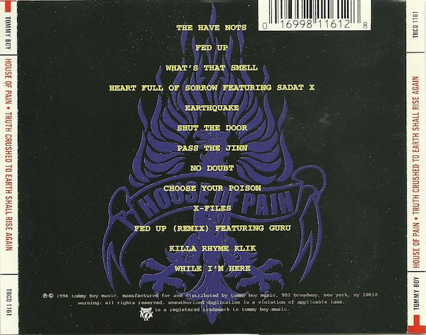 House Of Pain : Truth Crushed To Earth Shall Rise Again (CD, Album)