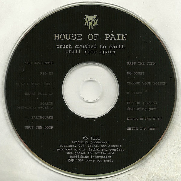 House Of Pain : Truth Crushed To Earth Shall Rise Again (CD, Album)