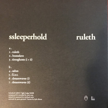 Ssleeperhold : Ruleth (LP, Album, Ltd)