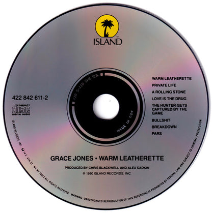 Grace Jones : Warm Leatherette (CD, Album, RE)