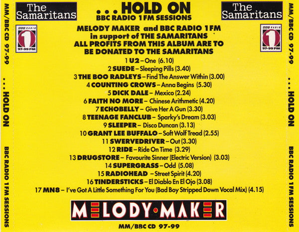 Various : ...Hold On (BBC Radio 1FM Sessions) (CD, Comp)