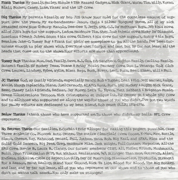 No Retreat : Rise Of The Underdog (CD, Album)