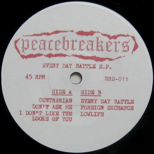 Peacebreakers : Every Day Battle (7", EP)