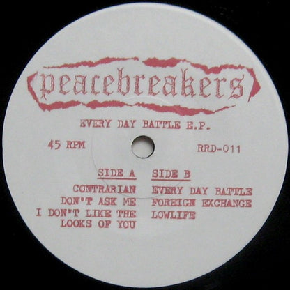 Peacebreakers : Every Day Battle (7", EP)