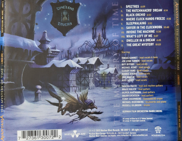 Tobias Sammet's Avantasia : The Mystery Of Time (A Rock Epic) (CD, Album)