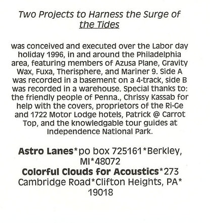 Two Projects To Harness The Surge Of The Tides : Two Projects To Harness The Surge Of The Tides (7", EP, Ltd, Num, Gre)